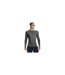 Mens Heatgear Base Layer Top Carbon Heather Under Armour-1