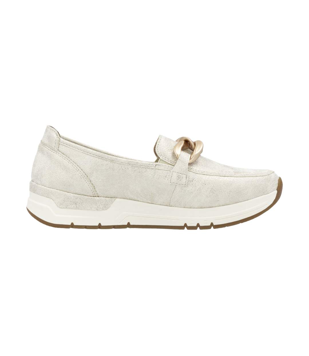 Mocassin Cuir Rieker Sheepsuede-2