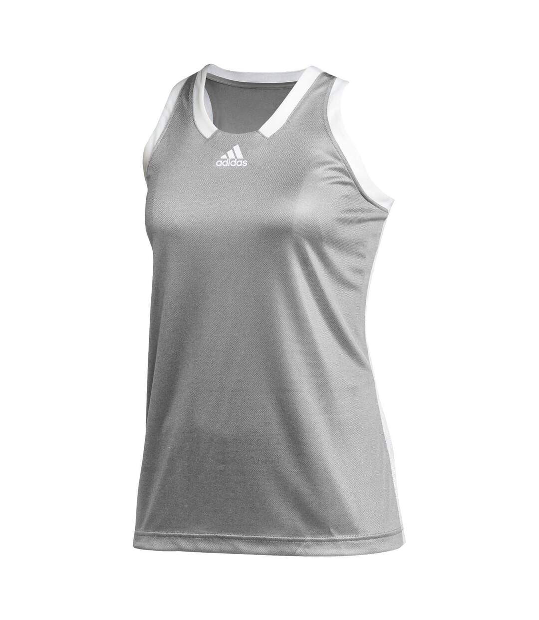 Débardeur Motif/style Rayure Latérale Femme Gris Adidas-2