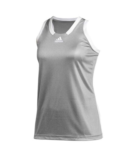 Débardeur Motif/style Rayure Latérale Femme Gris Adidas