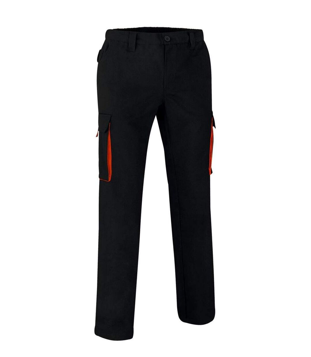 Pantalon de travail homme - THUNDER - noir et orange