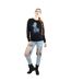 Disney Princess Womens/Ladies Cinderella Filled Silhouette Sweatshirt (Black)