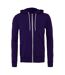 Sweat capuche unisexe violet Bella + Canvas Bella + Canvas