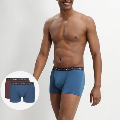 Lot de 2 Boxers coton Coton Stretch