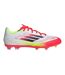 Chaussures De Foot Pour Terrain Ferme Motif/style Côtelé F50 League Homme Blanc Rouge Adidas-1