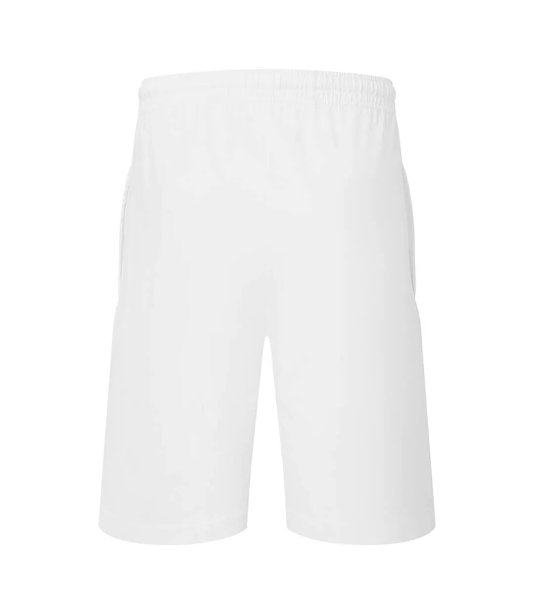 Mens Iconic Jersey Shorts White Fruit Of The Loom-3