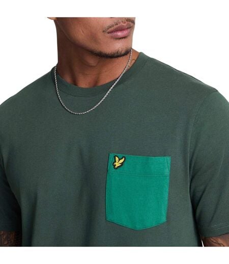T-shirt Homme Bleu Sarcelle Lyle & Scott