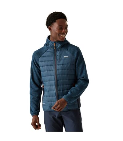 Mens Newhill Quilted Hybrid Jacket Moonlight Denim Navy Regatta