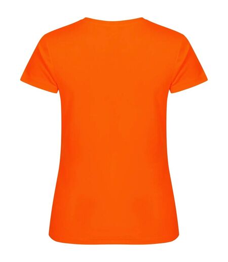 T-shirt Basic Active Femme Orange Fluo Clique