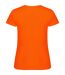 T-shirt Basic Active Femme Orange Fluo Clique-2