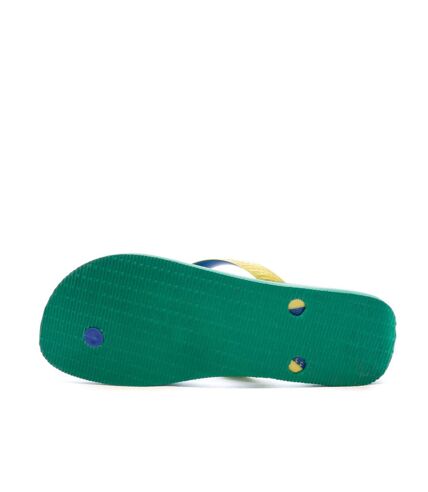 Tongs Verte/Jaune Homme Havaianas Brasil Mix