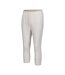 Pantalon De Jogging Motif/style Logo Femme Gris Chiné Slazenger-3