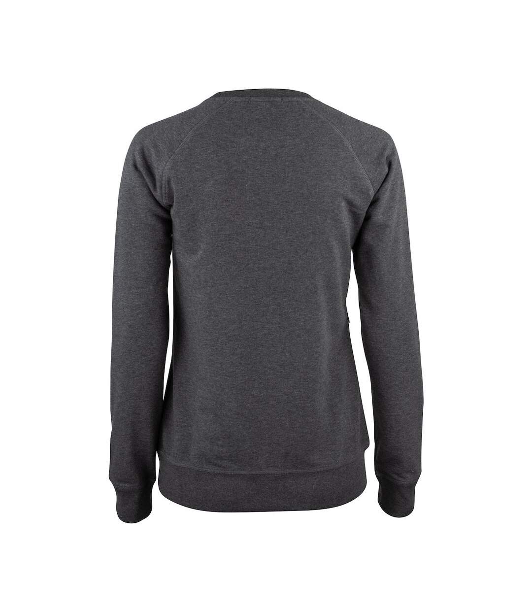 Sweat Premium Femme Anthracite Chiné Clique-2