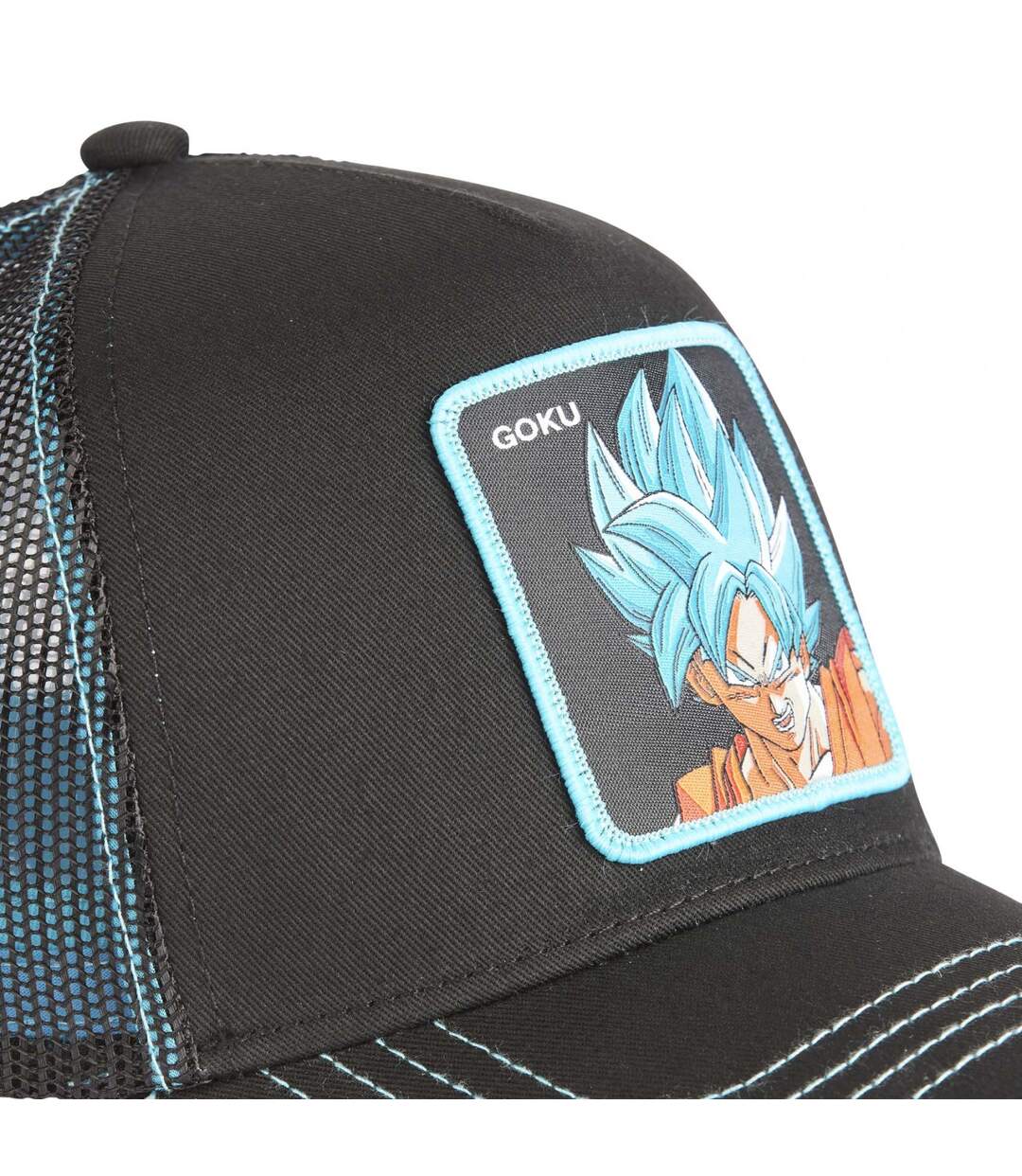 Casquette trucker avec filet Dragon Ball Super Black Goku Capslab-3