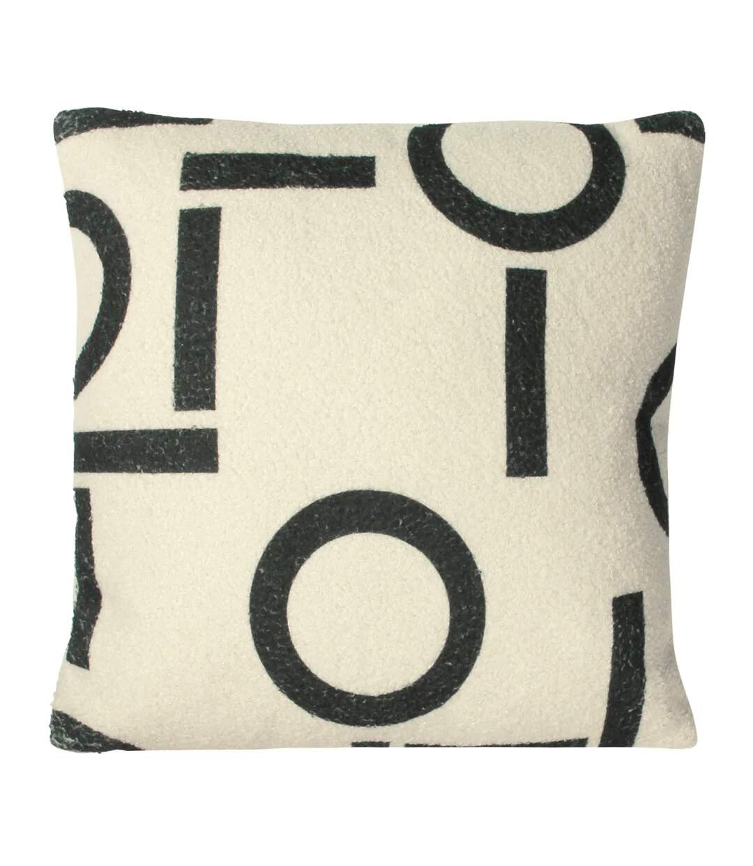 Circa shearling square cushion cover one size black Furn