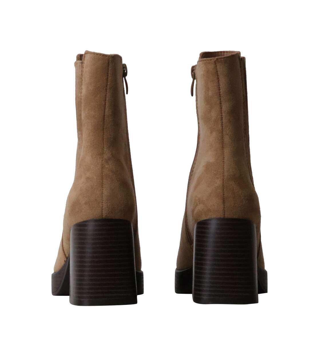 Bottines à Talon Zip Super Mode-4