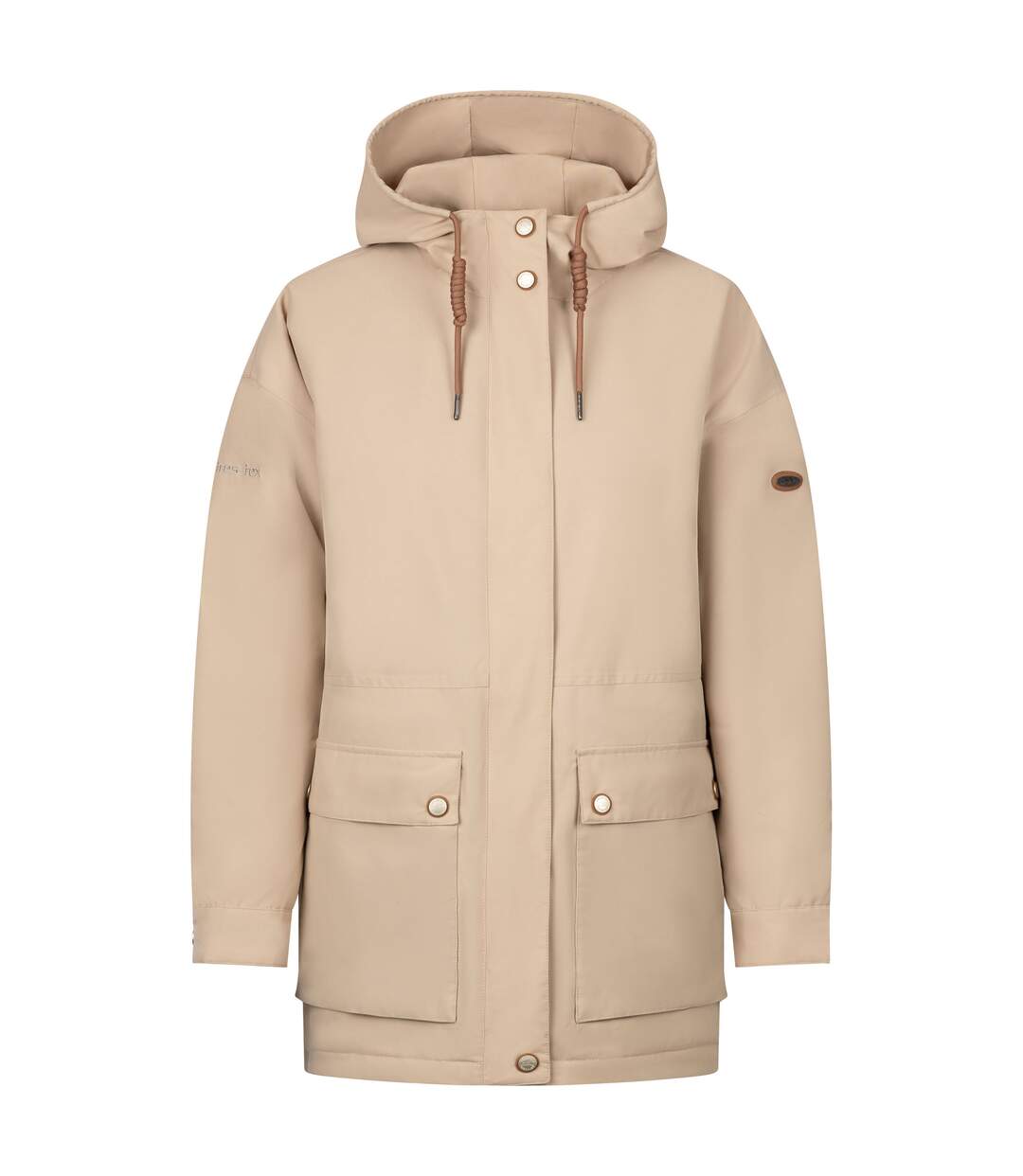 Veste Imperméable Sasser Femme Beige Clair Trespass-1