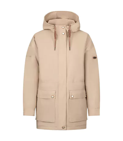 Veste Imperméable Sasser Femme Beige Clair Trespass