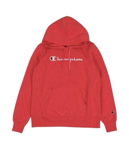 Sweat À Capuche Motif/style Grand Logo Femme Orange Champion