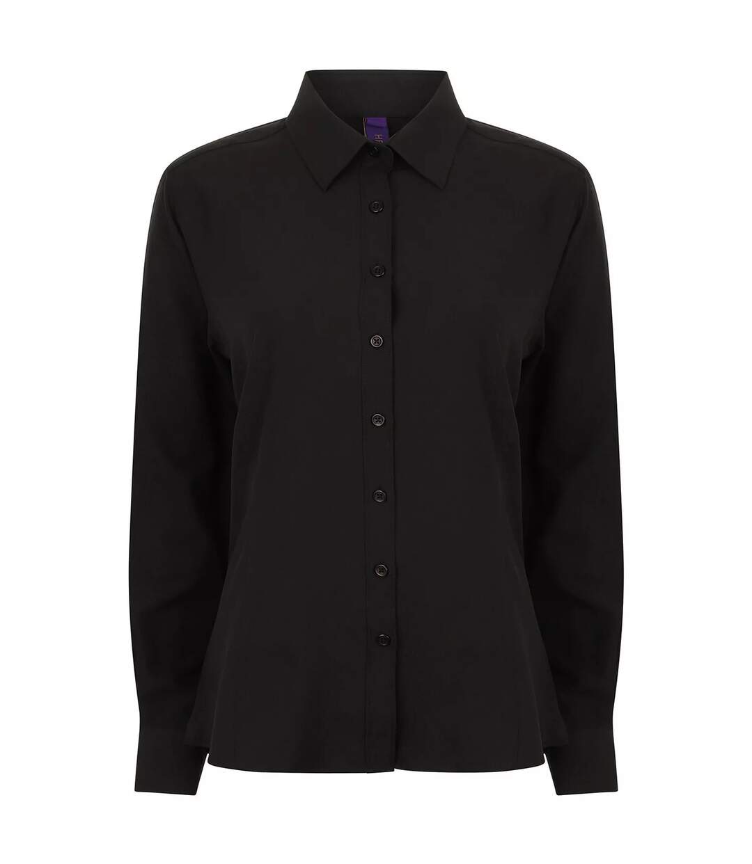 Chemisier Manches Longues Femme Noir Henbury-1