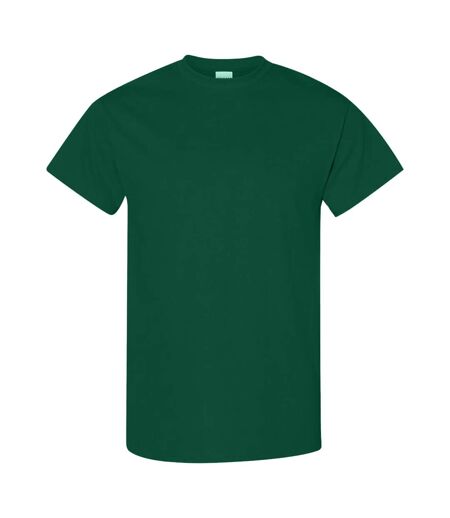 T-shirt Manches Courtes Homme Vert Foncé Gildan