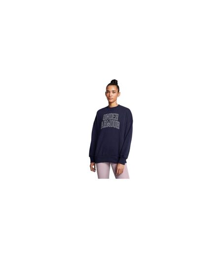 Womens/ladies Icon Oversized Sweatshirt Blue Under Armour