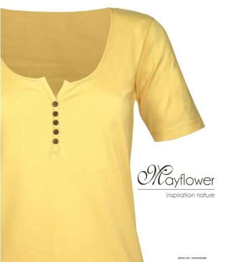Tee-shirt MAYFLOWER DETROIT2 en coton bio : le basique écoresponsable au confort absolu