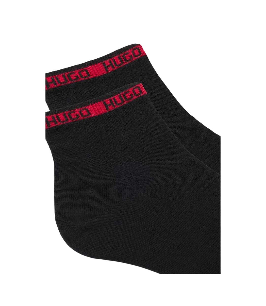 Lot De 2  Socquettes Homme Noir Hugo-3