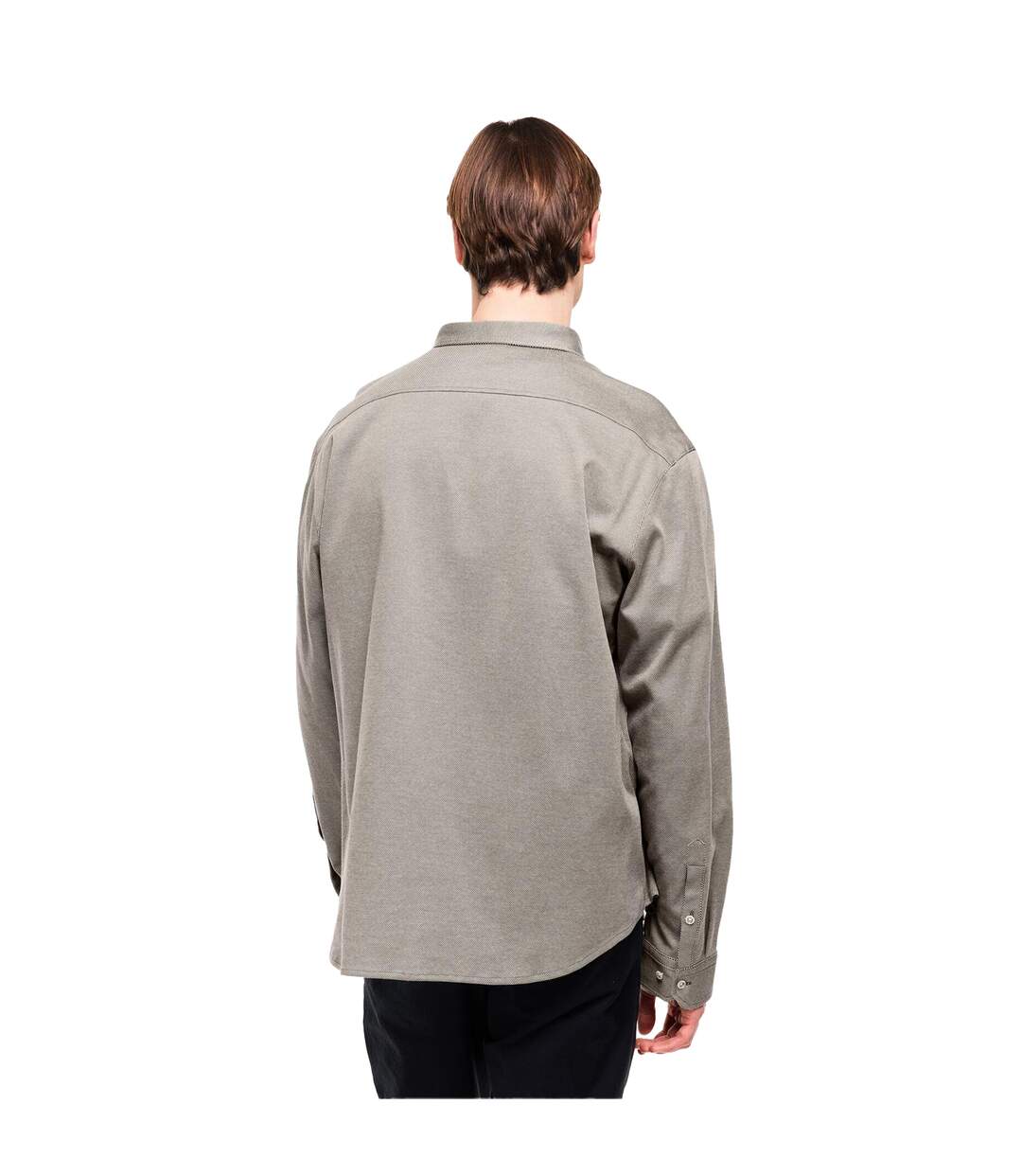 Chemise Motif/style Logo Motion Homme Beige Foncé Boss-4