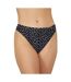 Womens/ladies spotted ring detail bikini bottoms monochrome Gorgeous