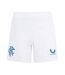 Womens/ladies 2024 2025 Rangers Fc Football Shorts White Blue Castore-1