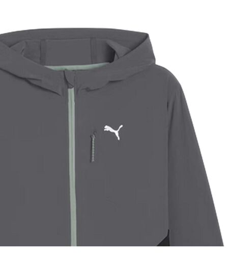 Mens Flex Woven Sport Tracksuit Dark Grey Puma