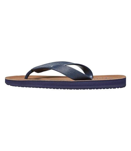 Mens 2 flip flops marine FCUK