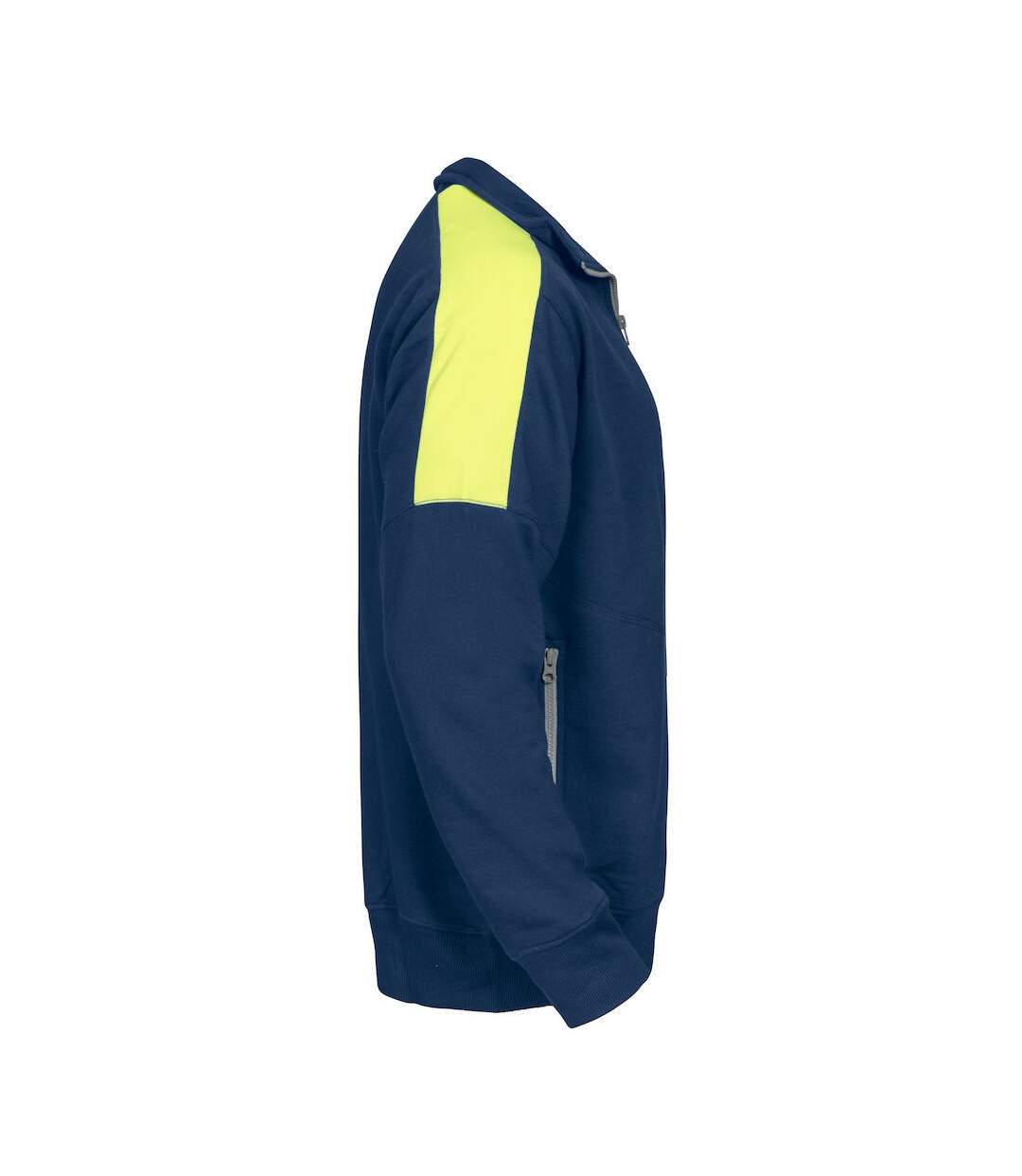 Sweat homme bleu marine / jaune Projob