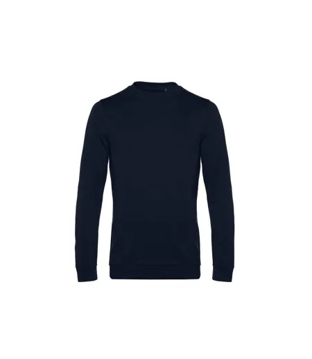Sweatshirt À Manches Longues Pour Hommes Bleu Marine B&C
