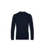 Sweatshirt À Manches Longues Pour Hommes Bleu Marine B&C-2