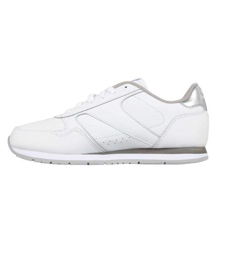 Baskets Femme Blanc Argenté Slazenger