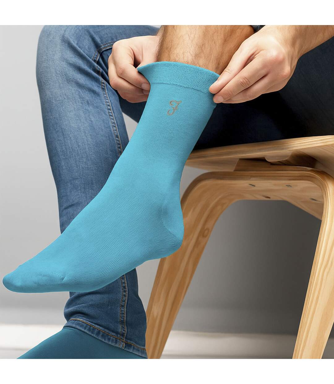 5 Pack Mens Bamboo Patterned Socks - Soft Breathable Stylish Everyday Comfort-3