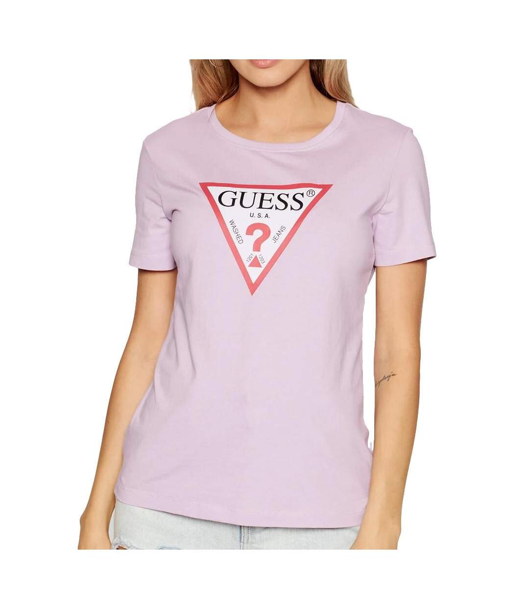 T-shirt Mauve Femme Guess Original - S-1