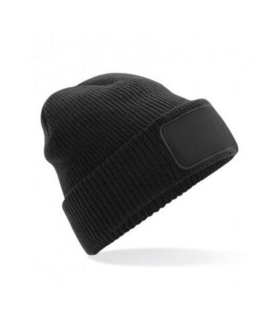 Beechfield Adults Thinsulate Printers Beanie (Black)