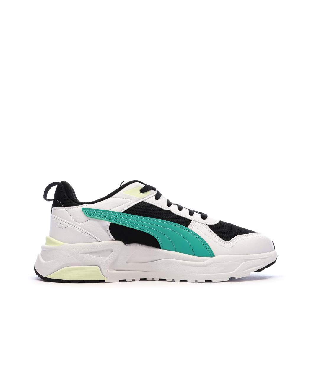 Baskets noires/blanches/turquoise puma homme puma trinity 2-2