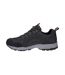 Mens Auckland Lite Suede Walking Shoes Graphite Grey Dark Red Hi-Tec-3