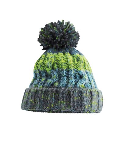 Beechfield Unisex Adult Corkscrew Beanie (Electric Grey) - UTPC5694