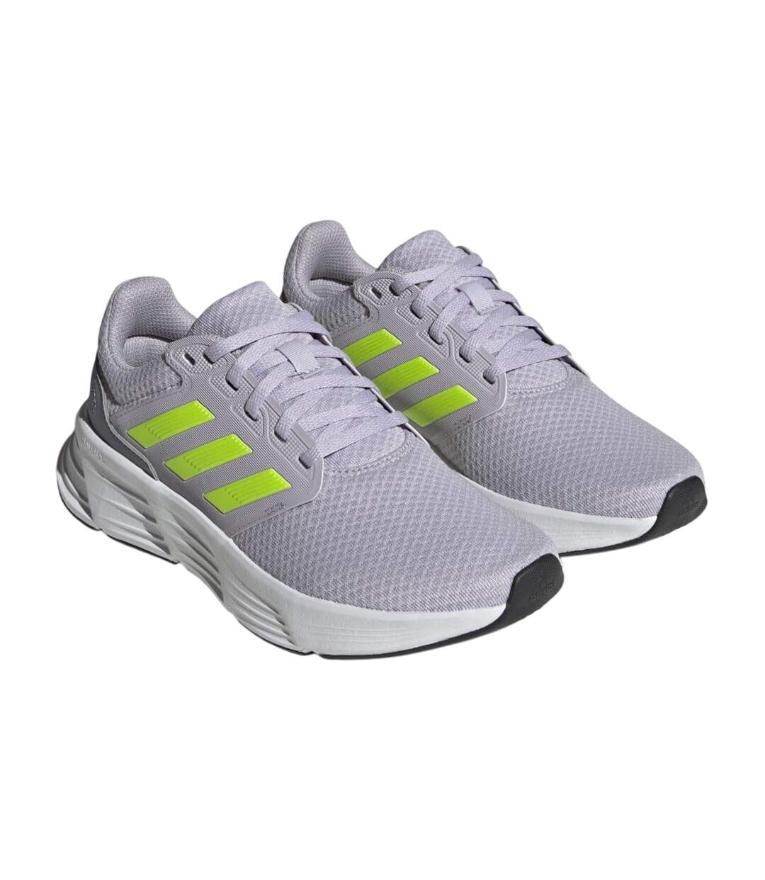 Baskets galaxy femme argenté / violet clair Adidas-1