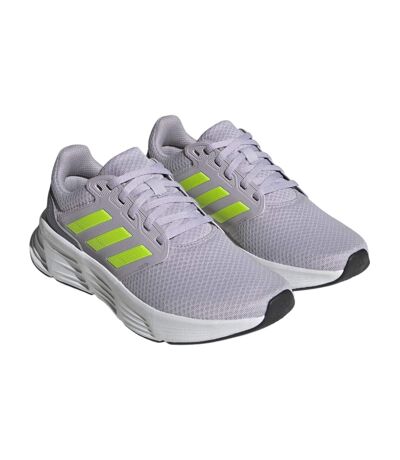 Baskets galaxy femme argenté / violet clair Adidas