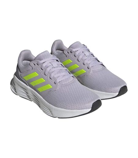 Baskets galaxy femme argenté / violet clair Adidas