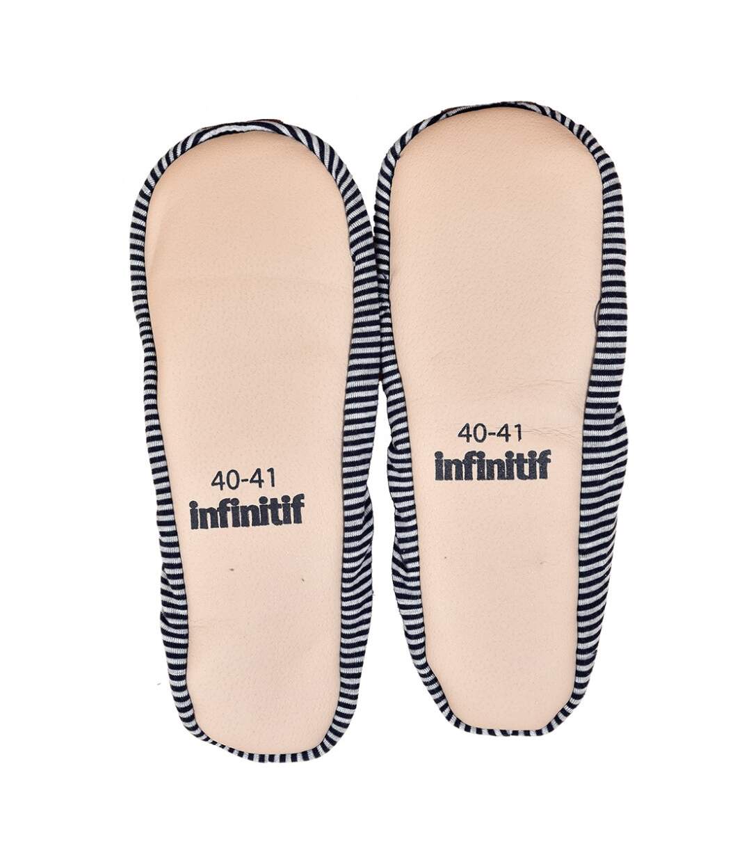 Pantoufles femme INFINITIF Chaussons ballerines-2