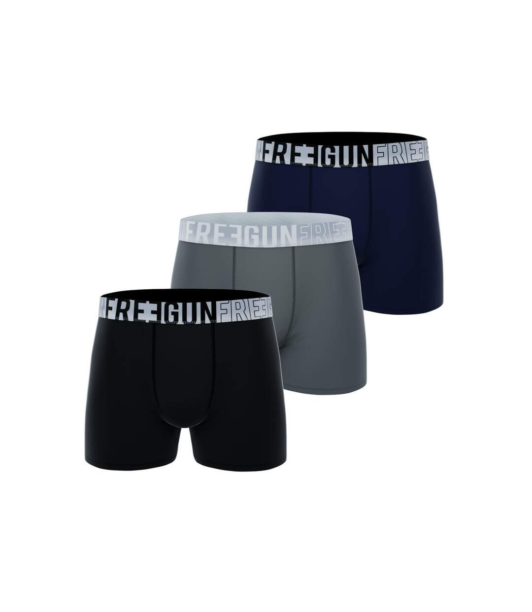 Lot de 3 boxers homme en coton Signature Andrew Freegun-1