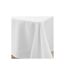 Nappe Jacquard Imprimé Artea 140x240cm Blanc-2