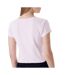 T-Shirt rose poudré femme calvin klein label 2x2-2